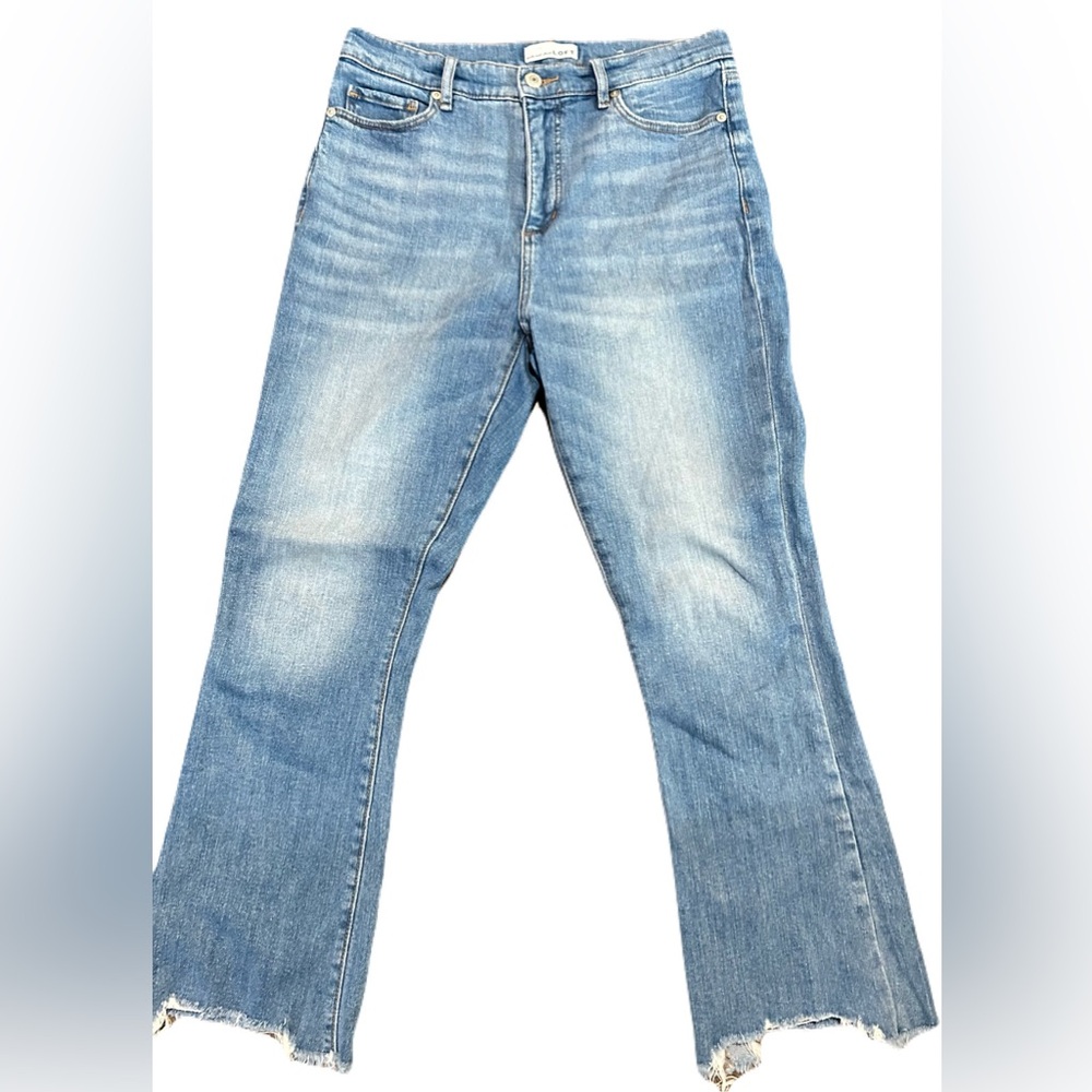 LOFT Made and Loved The Kick Crop Jeans 4 Flare